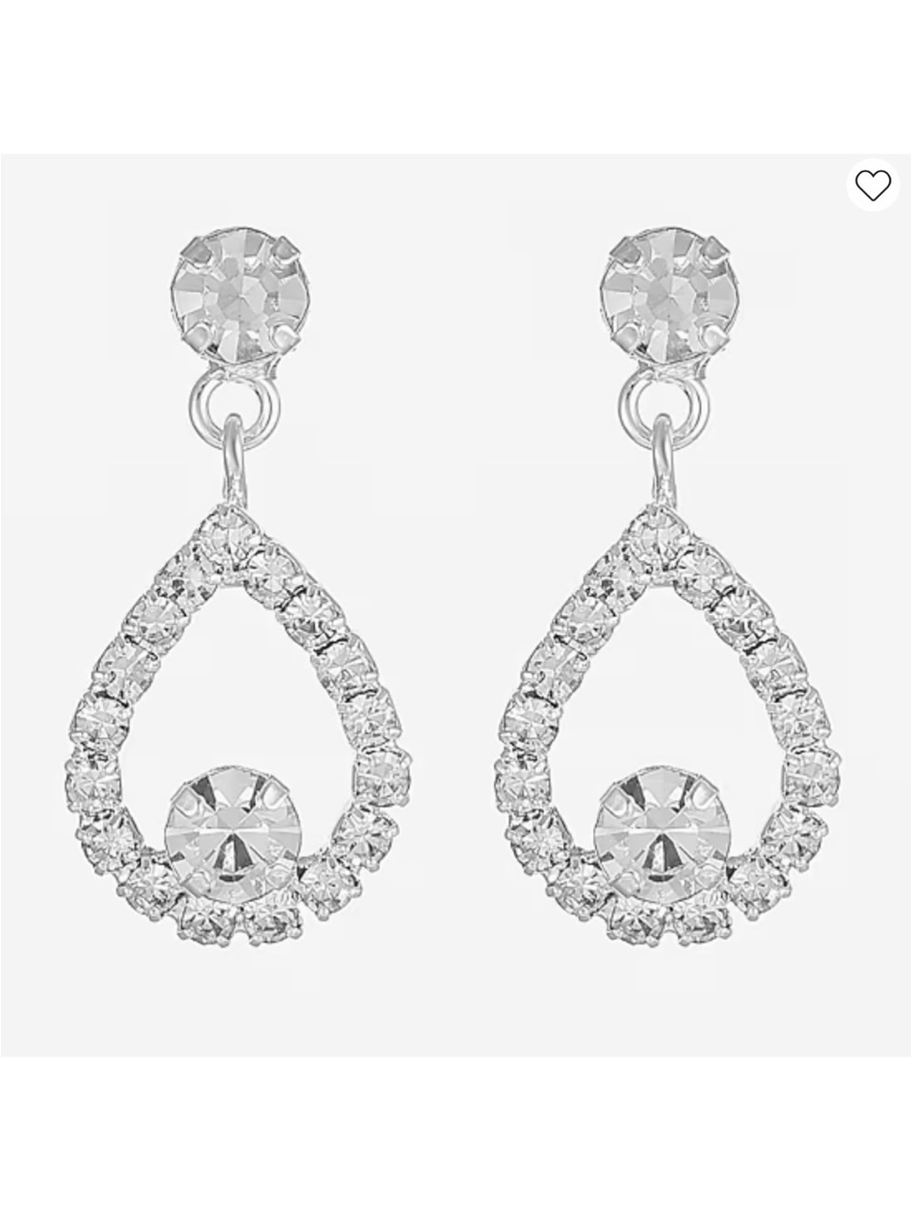 Monet Jewelry Timeless Silver Tone
Hypoallergenic Tear Womens Drop Earrings